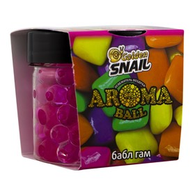 

Ароматизатор Golden Snail, жемчуг, "Бабл Гам", в банке, 110 г