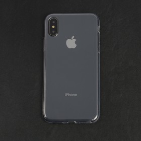 Чехол LuazON для телефона iPhone X/XS, силиконовый, тонкий, прозрачный