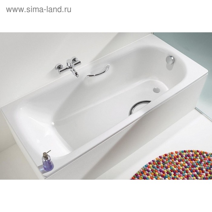 

Ванна стальная Kaldewei SANIFORM PLUS STAR Mod.337, 180x80, alpine white, с отв. для ручек