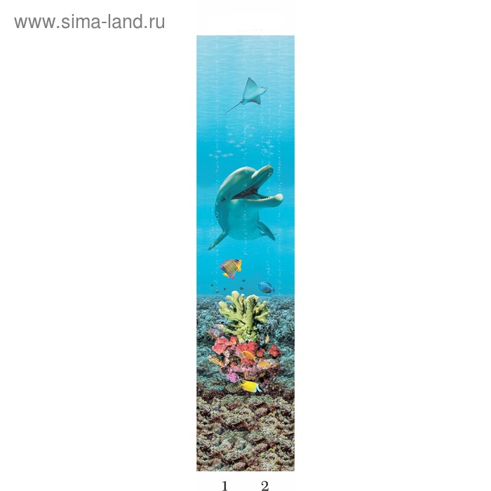 Панели ПВХ PANDA Подводный мир узор 01120 2700х250х8мм цена и фото