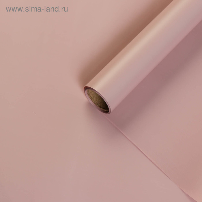 Пленка для цветов Перламутр, розовый, 58 см х 5 м пленка для цветов балерина винно чёрный 0 58 х 10 м
