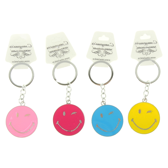Брелок "Смайл", цвета МИКС