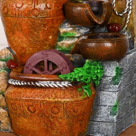 

Фонтан "Кувшины с водой" 12,5х17х25 см (с подсветкой)