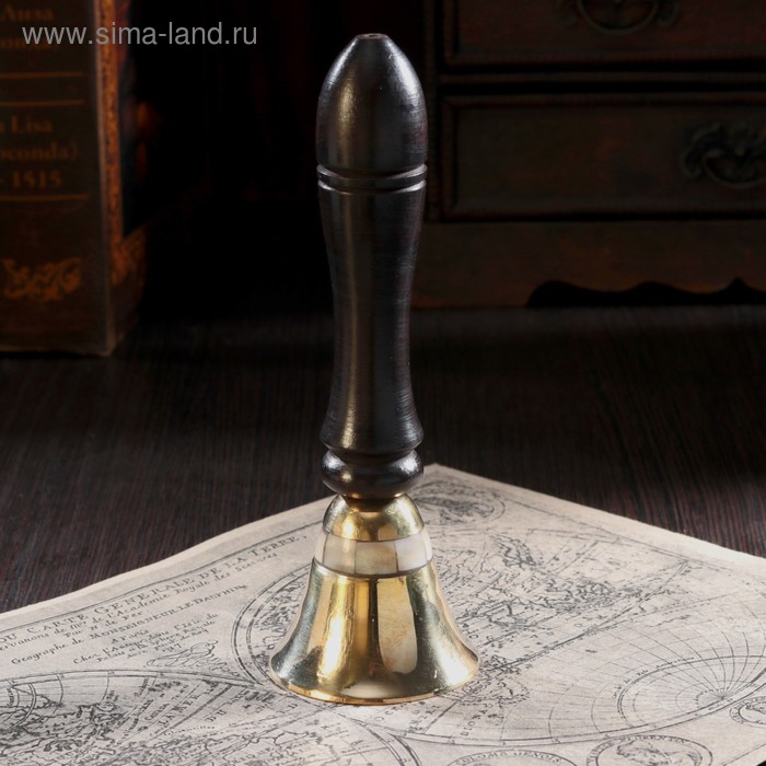 

Колокольчик "Счастье" латунь,дерево 5,5х5,5х15 см