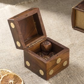

Шкатулка дерево "Кубик" (5 кубиков) 7,5х7,5х7,5 см