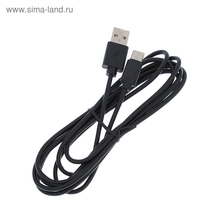 

Кабель "Гарнизон", Type-C - USB, 2А, 1.8 м, черный