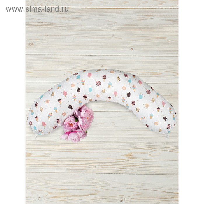 фото Наволочка на подушку для беременных, размер 25 × 170 см, принт эскимо amarobaby