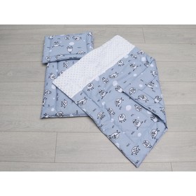 

Комплект в коляску Exclusive soft collection, 3 предмета, принт 101 барашек