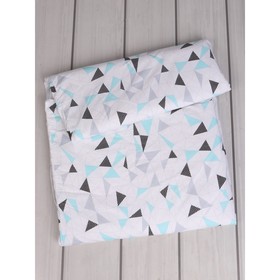 

Пододеяльник на молнии Exclusive soft collection, размер 112 × 147 см, принт треугольники
