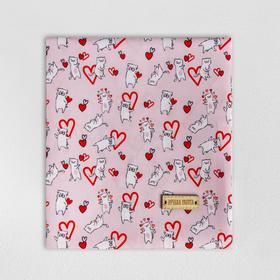 

Ткань пэчворк Love, 1 лоскут, 50 х 50 см