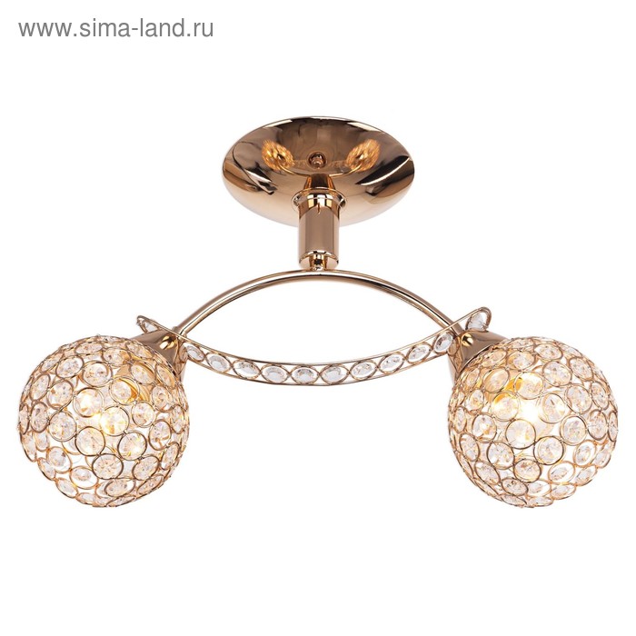 

Люстра 1026604/2 2x40Вт E27 золото 47х12х31см