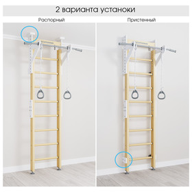 

Детский спортивный комплекс ROMANA Eco1, цвет дерево/белый