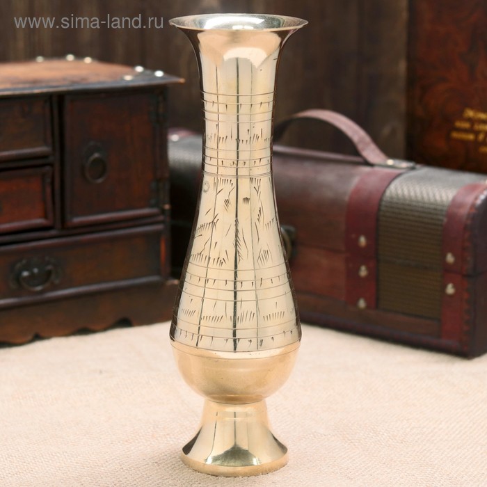 

Ваза латунь "Алекса" 8,5х8,5х25,5 см
