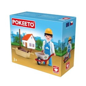 

Игрушка «Строитель-каменщик», с зеброй и аксессуарами, 8 см
