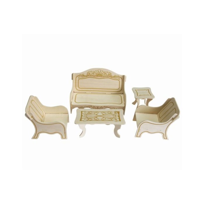 Мебель для кукол сборная, деревянная «Мебель для отдыха» обеденный стул современная простая креативная кофейная мебель мебель для гостиной нордическая современная десертная мебель для отдыха