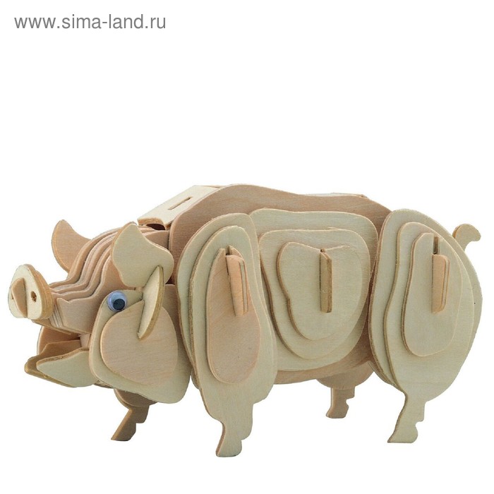 3D-модель сборная деревянная Чудо-Дерево «Свинья»