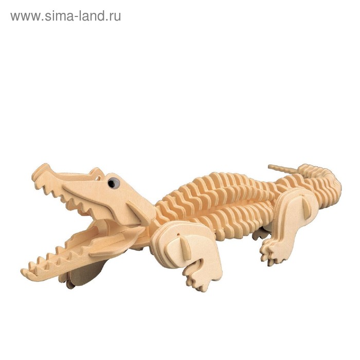 3D-модель сборная деревянная Чудо-Дерево «Крокодил»