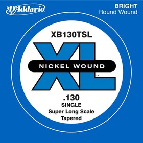 

Отдельная струна для бас-гитары D'Addario XB130TSL Nickel Wound Tapered .130, Super Long Scale 457