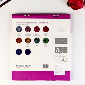 

Клеевые виниловые листы American Crafts «Голографический блеск» - 30.5x30.5 см - 20 л