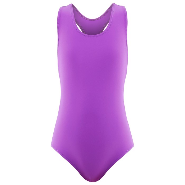 фото Купальник для плавания сплошной, фиолетовый, размер 28 onlitop