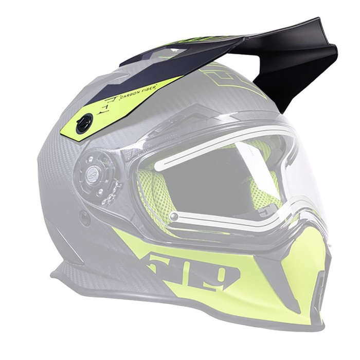 

Козырек 509 Delta R3 Carbon Fiber, жёлтый
