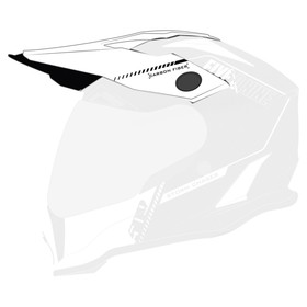 

Козырек 509 Delta R3 Carbon Fiber, белый, чёрный