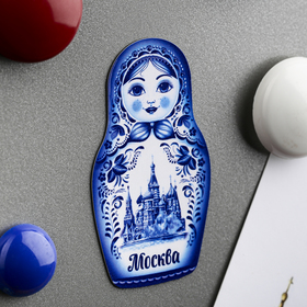 

Магнит в форме матрёшки «Москва. Храм Василия Блаженного»