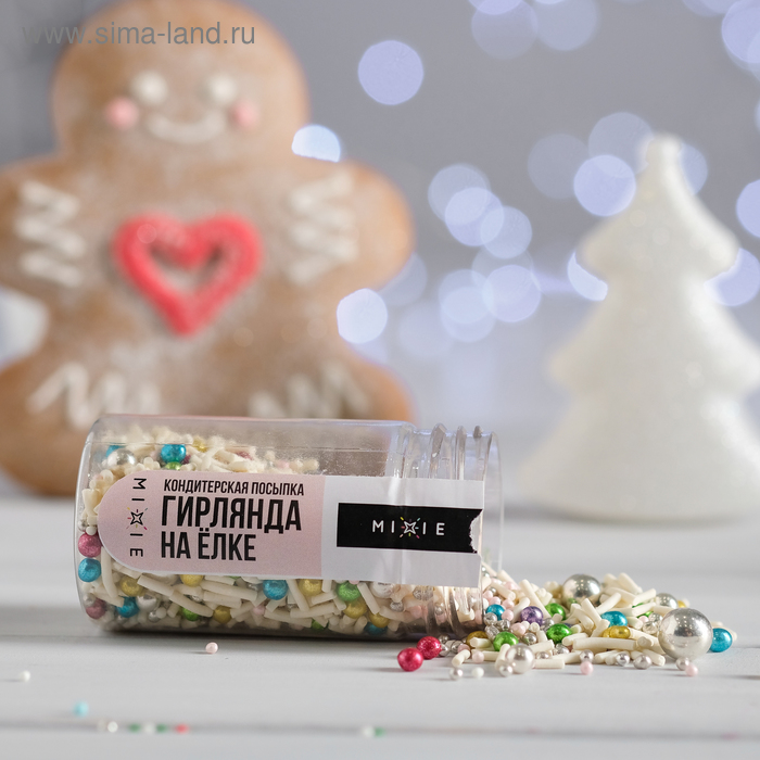 

Посыпка кондитерская MIXIE «Гирлянда на ёлке», 50 г