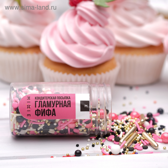 Посыпка кондитерская MIXIE Гламурная фифа 50 г 189₽