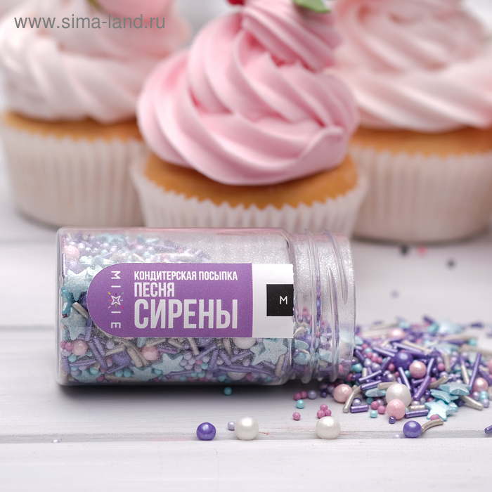 Посыпка кондитерская MIXIE Песня Сирены 50 г 169₽
