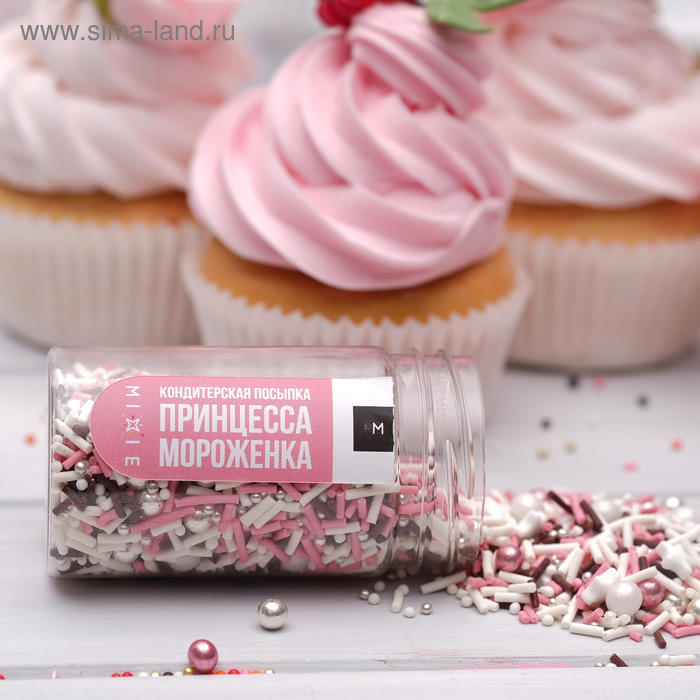 Посыпка кондитерская MIXIE «Принцесса-мороженка», 50 г