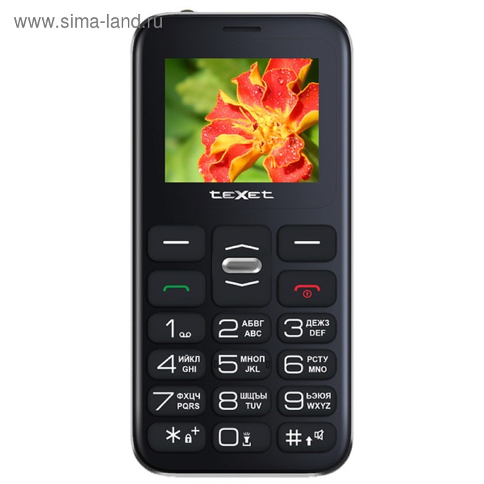 Сотовый телефон Texet TM-B209, черный