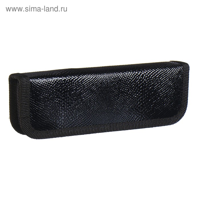 

Пенал 1 секция, 60 х 190 х 30 мм, ПКЗ 01-54 Calligrata "Рептилия", кожзам, чёрный