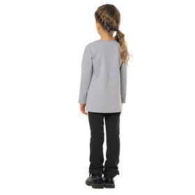 

Джемпер для девочек, рост 92 см, цвет серый