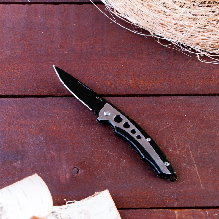 Нож перочинный "Кольца", складной, лезвие 6 см