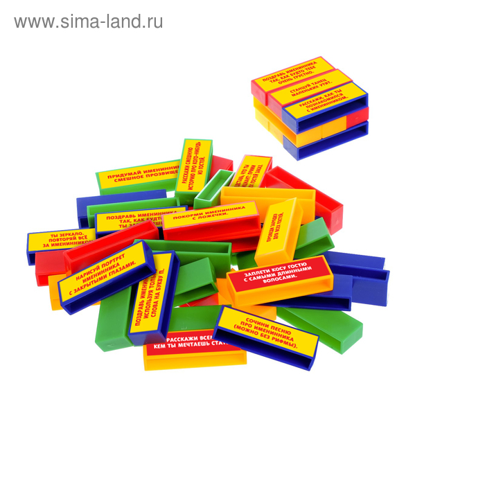 

Настольная игра «Падающая башня, улётный день рождения», в пакете
