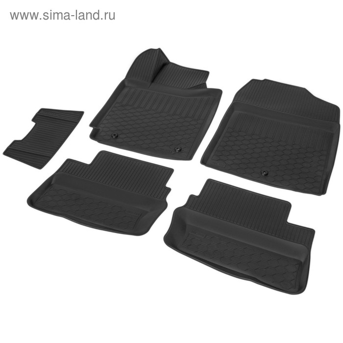 фото Коврики салона rival для kia picanto iii hb 5d 2017- 5 шт. 12808002