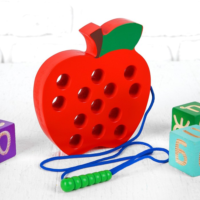 Игрушка развивающая Яблоко 3×18×18 см 1 3 5 шт детская развивающая игрушка яблоко