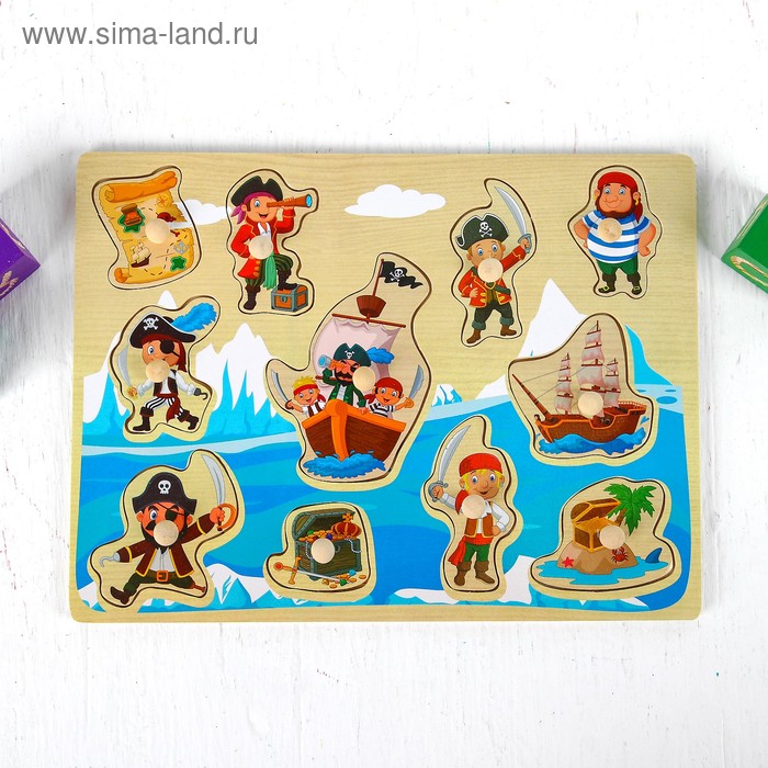 Рамка вкладыш Пираты 1×30×22,5 см