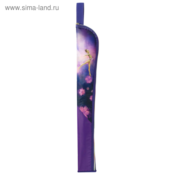 фото Чехол для гимнастической ленты 308-033, цвет фиолетовый/сиреневый