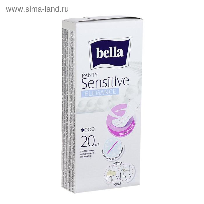 фото Прокладки ежедневные ультратонкие bella panty sensitive elegance по 20 шт.