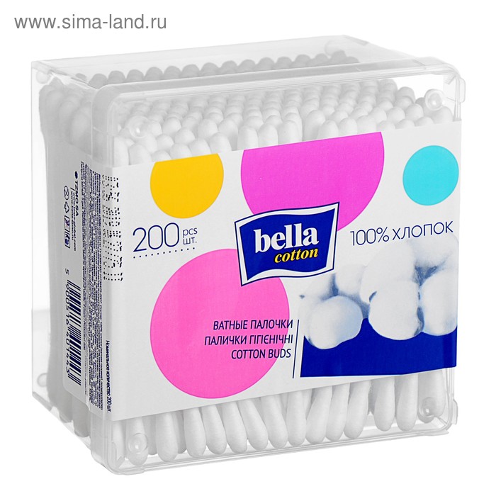 Ватные палочки Bella cotton 200 шт.