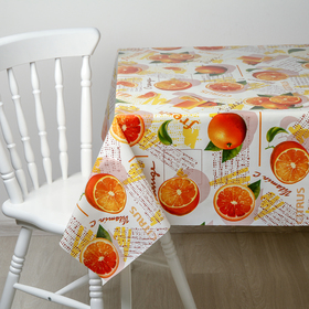 

Клеёнка столовая на тканевой основе «Апельсин», 1,28×25 м, цвет коричневый