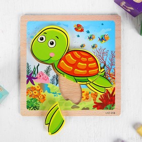 

Игрушка развивающая пазл «Черепашка» 1×14,7×14,7 см