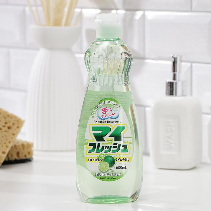   Сима-Ленд Жидкость для мытья посуды Rocket Soap Fresh «Свежий лайм», 600 мл