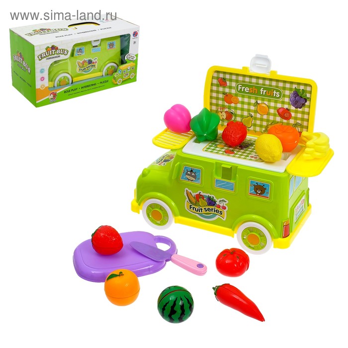фото Игровой набор «фруктовая лавка», в машинке
