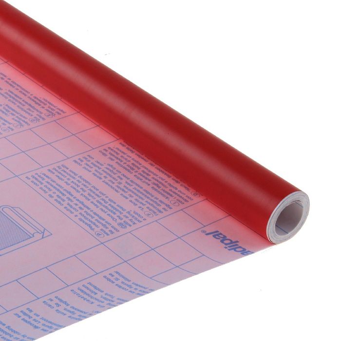 Пленка самоклеящаяся цветная 0.5*3 м Sadipal 100 мкм, Matt красная 12210