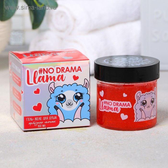 

Гель-желе для душа "No Drama Llama", с ароматом арбуза
