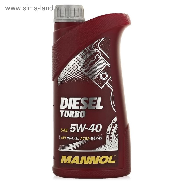 масло моторное mannol 5w30 син ford volvo 7707 1 л Масло моторное MANNOL 5w40 син. Diesel Turbo, 1 л
