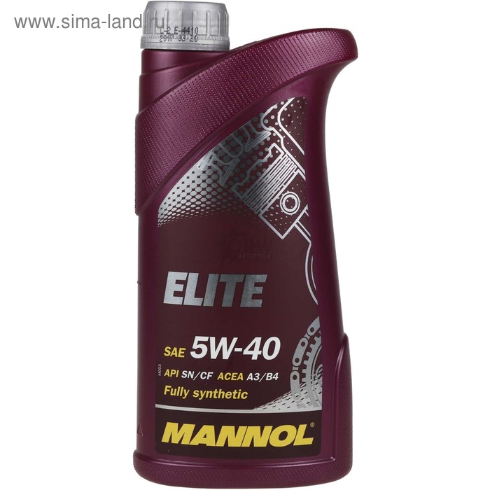 масло моторное mannol 5w30 син energy formula jp 1 л Масло моторное MANNOL 5w40 син. ELITE, 1 л